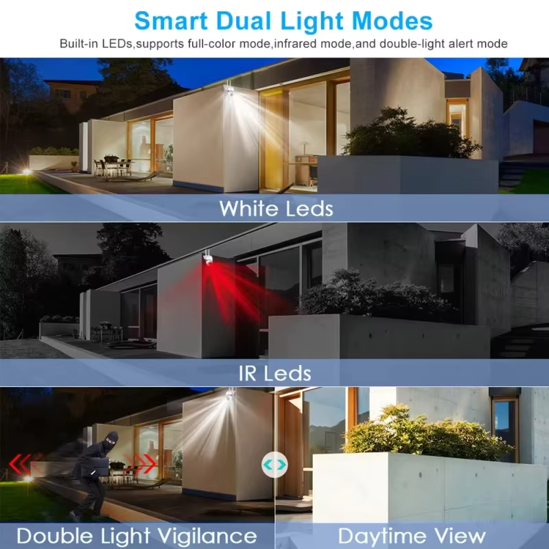 8MP Wifi IP Outdoor Wireless Security Surveillance PTZ Camera 4X Zoom Cameras AI Human Tracking Two-way Audio HD Night Color Cam - Image 5