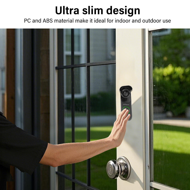 Dahua 4MP WiFi Video Intercom AI Human & Vehicle Detection Doorbell Abnormal Sound Alarm 2K Night Vision Door Camera Wifi 6 DB41AB