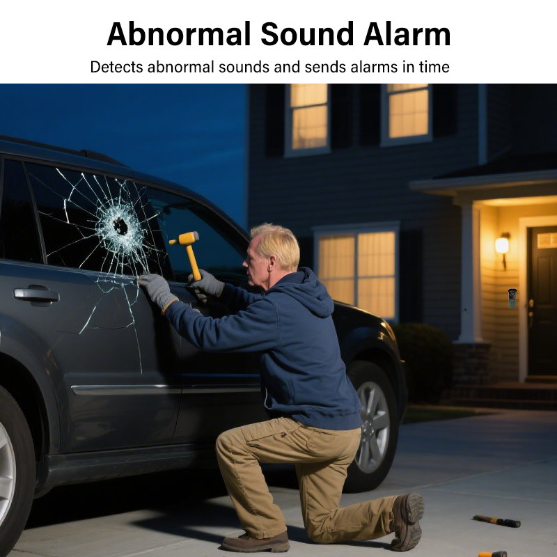 Dahua 4MP WiFi Video Intercom AI Human & Vehicle Detection Doorbell Abnormal Sound Alarm 2K Night Vision Door Camera Wifi 6 DB41AB - Image 5
