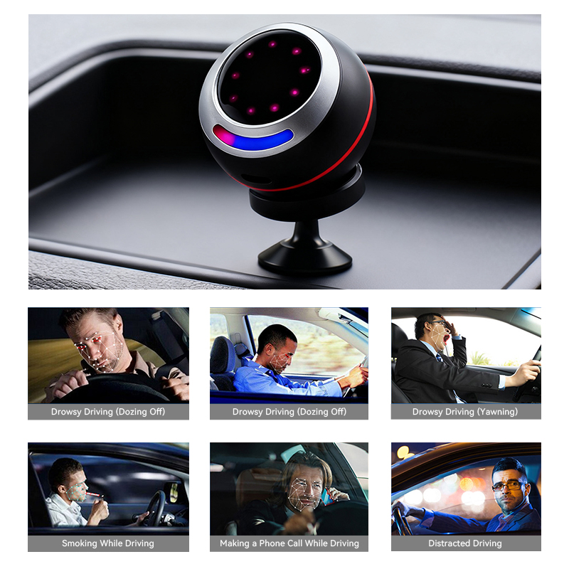 hot 12V/24V Car/Trucks/Bus 1080P Auto Facial Recognition Anti Fatigue Sleepy Alarm AI Smart DMS Driver Monitoring System Camera - Image 6