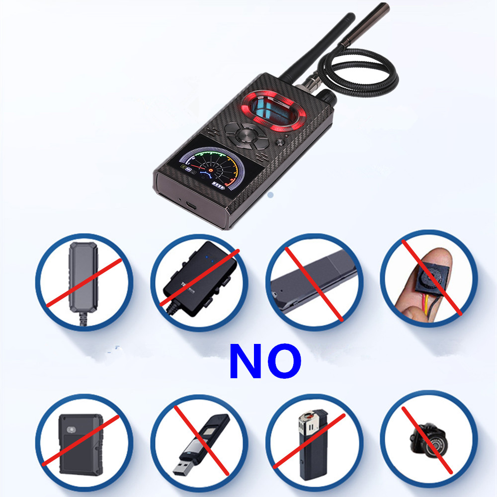 Multi-function AI Anti-Spy Detector Camera GSM Audio/Vibrate Bug Finder GPS Signal RF Tracker Auto Night Vision Cam Detect Alarm - Image 5