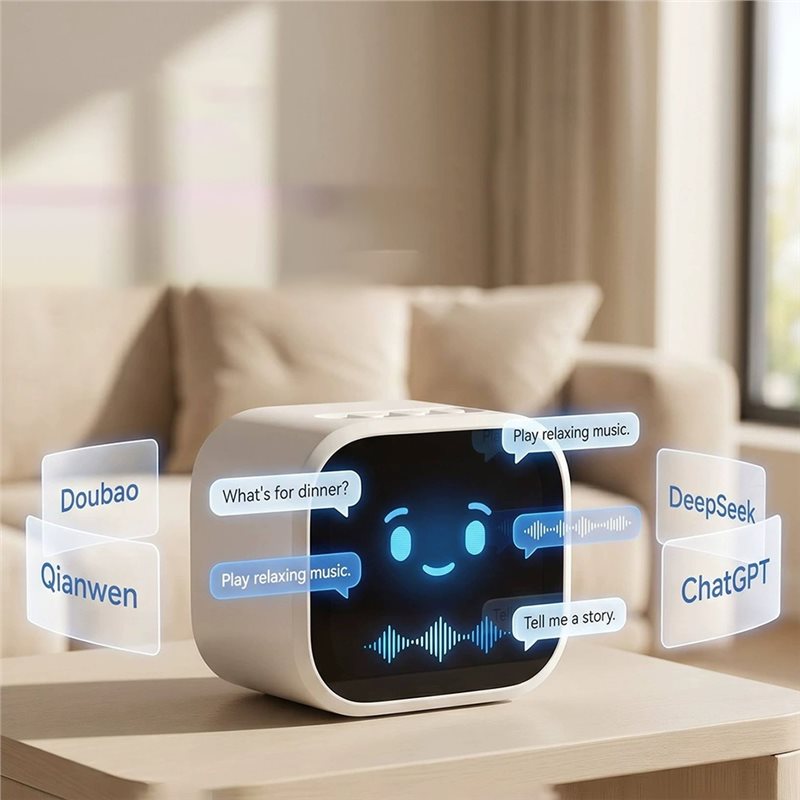 AI Robot Desktop AI Chat Robot Intelligent Educational Learning Machine Smart Voice White - Image 6