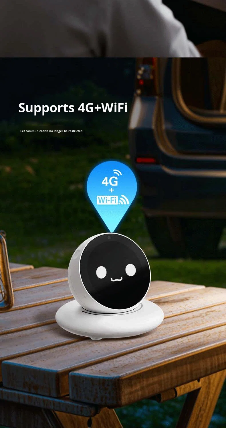 Desktop Educational AI Companion with Voice Interaction 360 Rotation Emotional Expression for Office & Home - Image 3