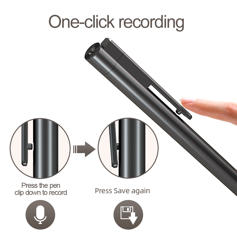 Professional Voice Recorder Pen 16GB-64GB MP3 WAV