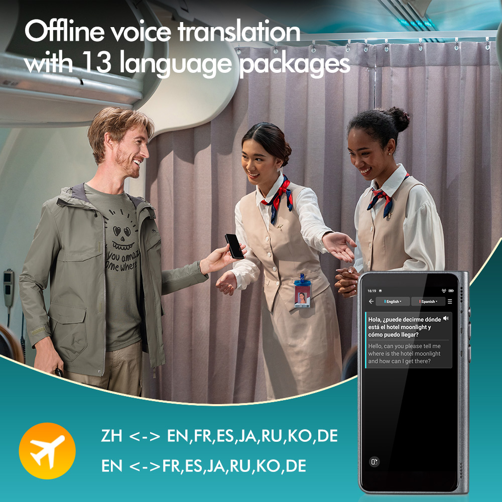 Timekettle Fluentalk T1 Portable Language AI Translator Photo/Offline/Online Smart Realtime Translation For Foreign Travel Study - Image 5