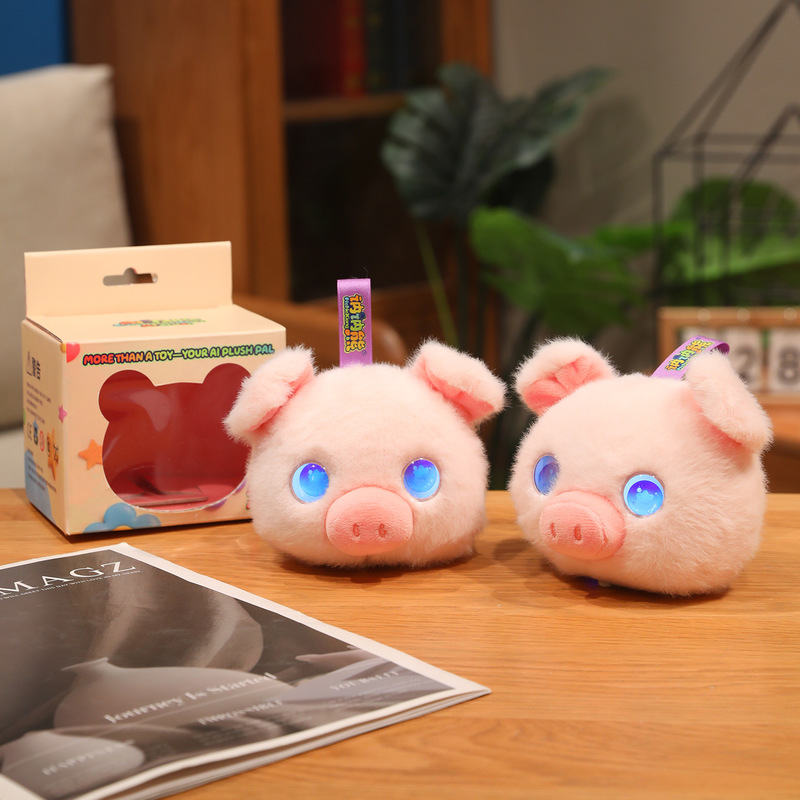 100% Genuine Ai Intelligent Piggy Robot Dialogue Toy Wifi Interaction Emotional Companionship Daily Encyclopedia Tell Story Gifts