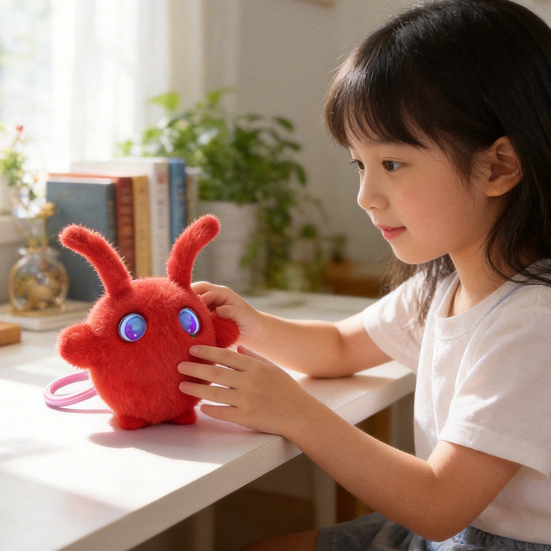 100% Genuine Cross-Border Ai Crayfish Intelligent Toy Voice Dialogue Emotional Chat Companion Electronic Pet Pendant Smart Toy - Image 3