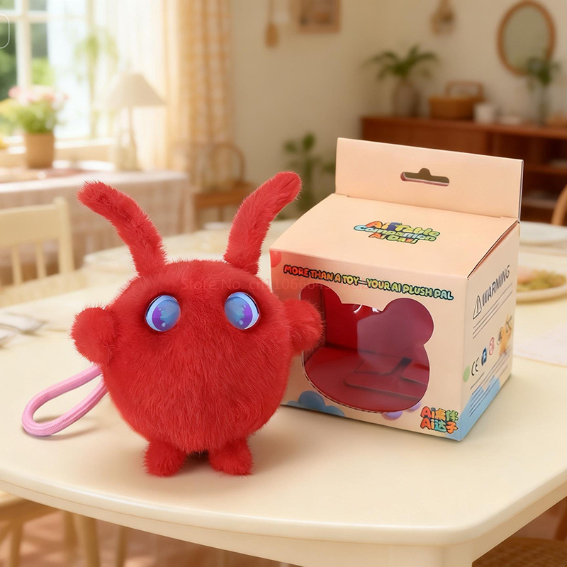 100% Genuine Cross-Border Ai Crayfish Intelligent Toy Voice Dialogue Emotional Chat Companion Electronic Pet Pendant Smart Toy - Image 4