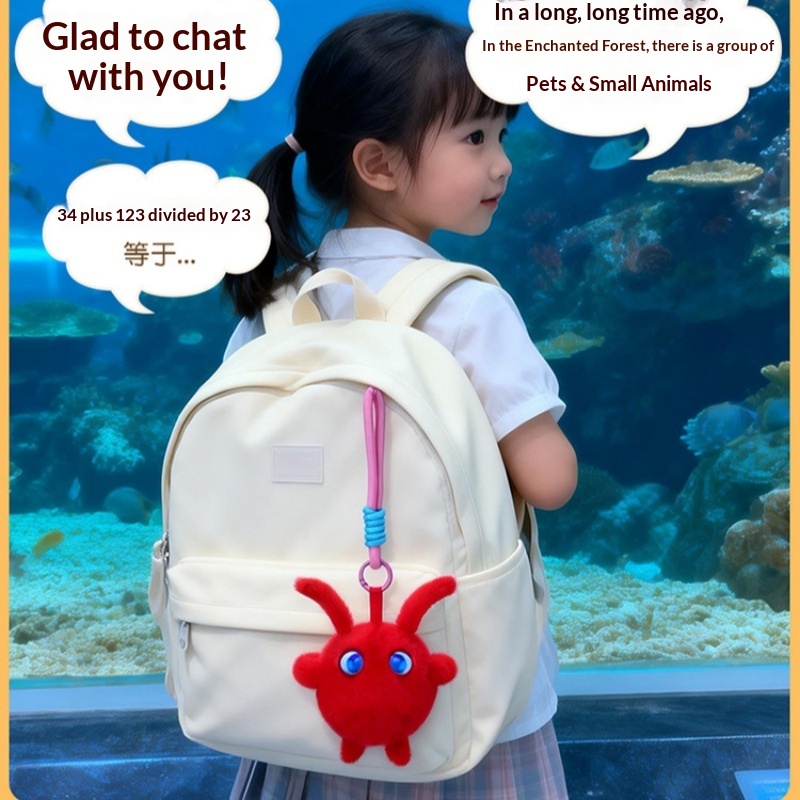 100% Genuine Cross-Border Ai Crayfish Intelligent Toy Voice Dialogue Emotional Chat Companion Electronic Pet Pendant Smart Toy - Image 5