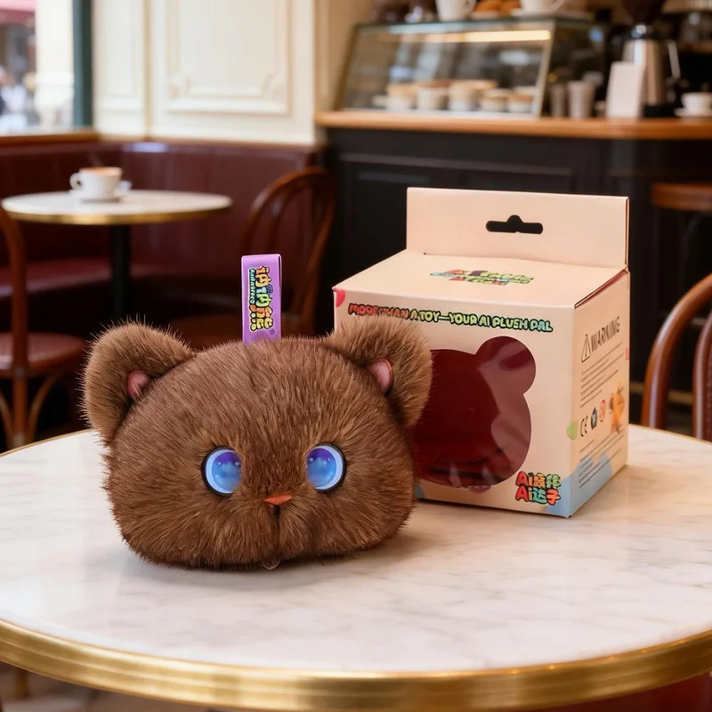 2026 Genuine Ai Intelligent Cat Robot Dialogue Toy Wifi Interaction Emotional Companionship Daily Encyclopedia Tell Story Gifts