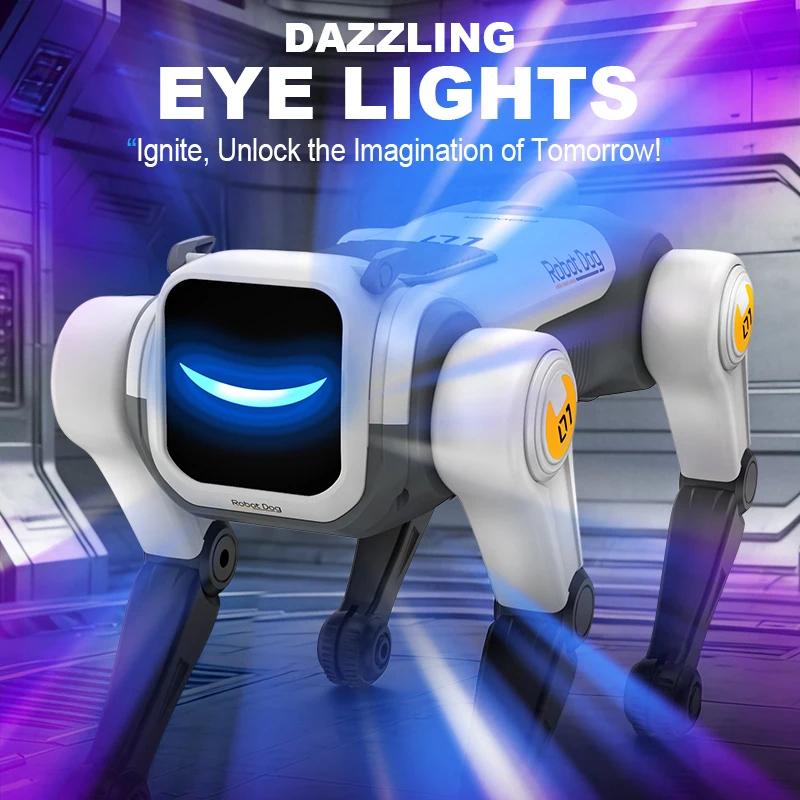 2026 Hot-Selling Intelligent AI Remote Control Robot Dog Voice Command Programmable Song And Dance Electronic Stunt Bionic Accom - Image 3
