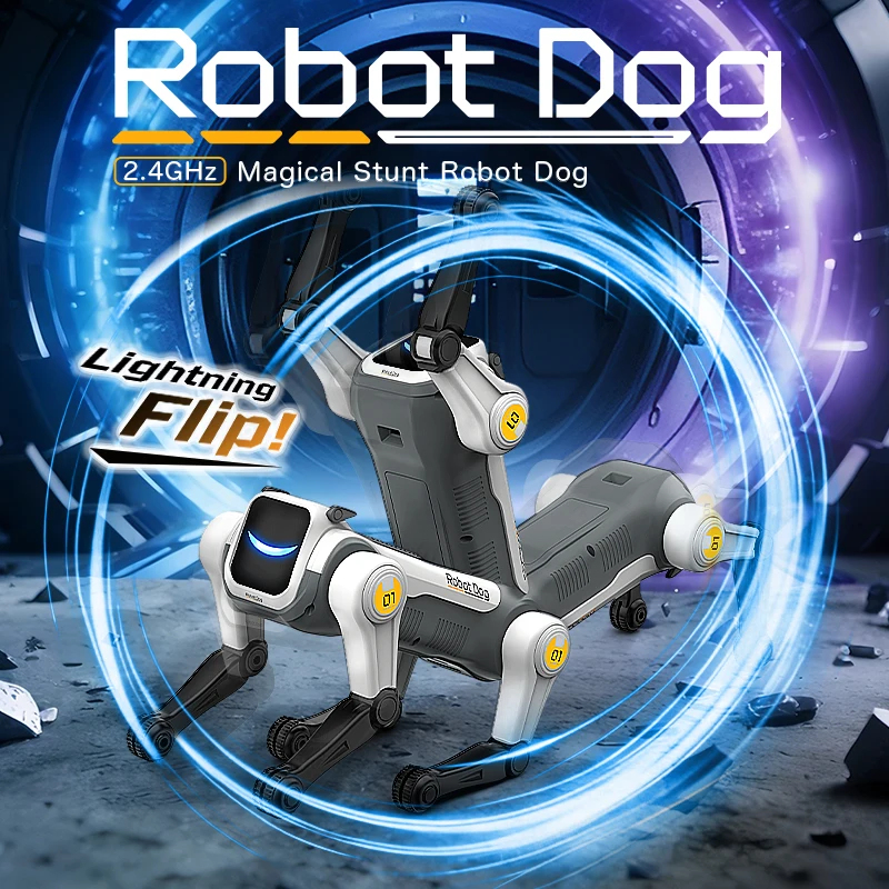 2026 Hot-Selling Intelligent AI Remote Control Robot Dog Voice Command Programmable Song And Dance Electronic Stunt Bionic Accom - Image 4