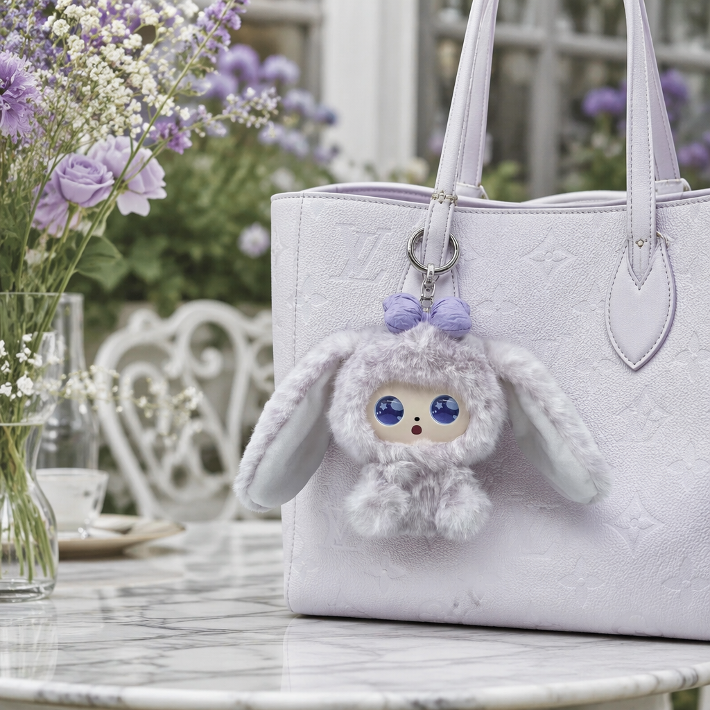 2026 New AI Emotional Companion Robot Purple Long Ear Rabbit Plush Doll Smart Interactive Talking Stuffed Toy Night Sky Style - Image 5