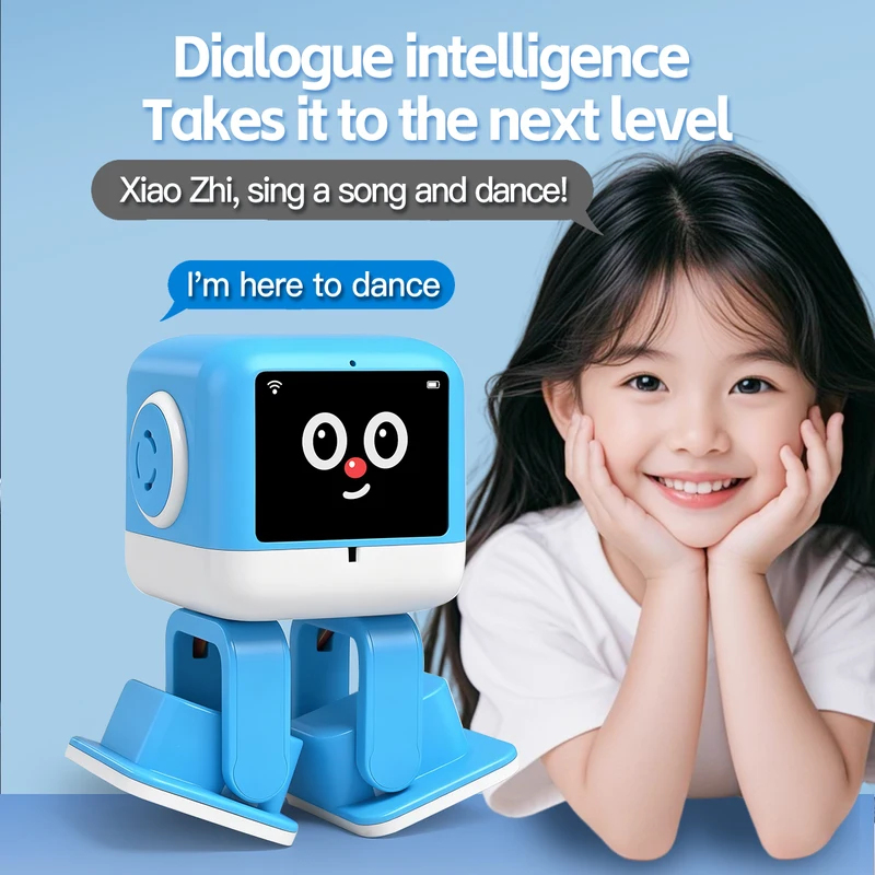 2026 new Ai intelligent robot toy touch interactive chat Deep seek learning intelligent early education bean bag robot - Image 4