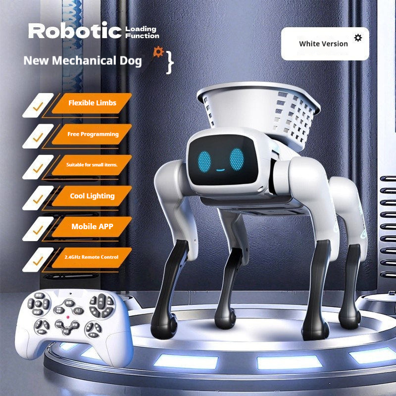 2026 New Ai Intelligent Smart Robot Dog Remote Control Toy Programmable With Loading Basket For Boys Birthday Festival Gift - Fuloz 26