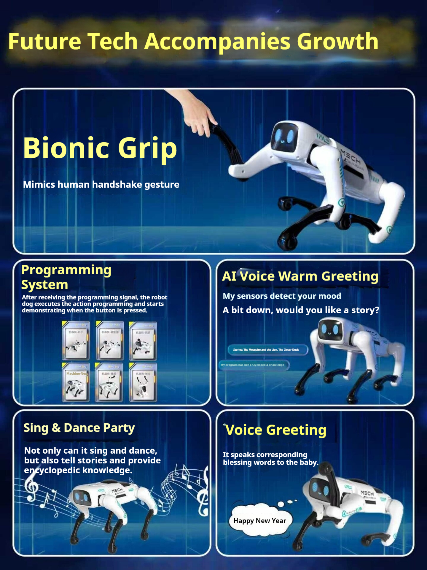 2026 New Ai Intelligent Smart Robot Dog Remote Control Toy Programmable With Loading Basket For Boys Birthday Festival Gift - Fuloz 26 - Image 3