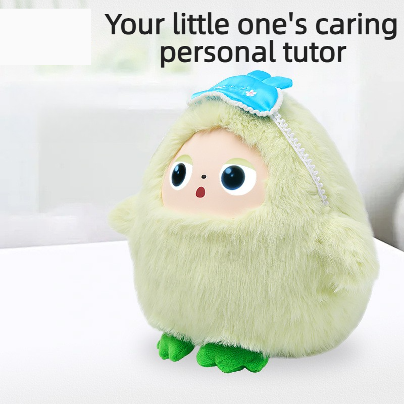 2026 NEW AI Plush Toy Robot Smart Interactive With LED Eyes & Voice Control App Compatible Soft Companion