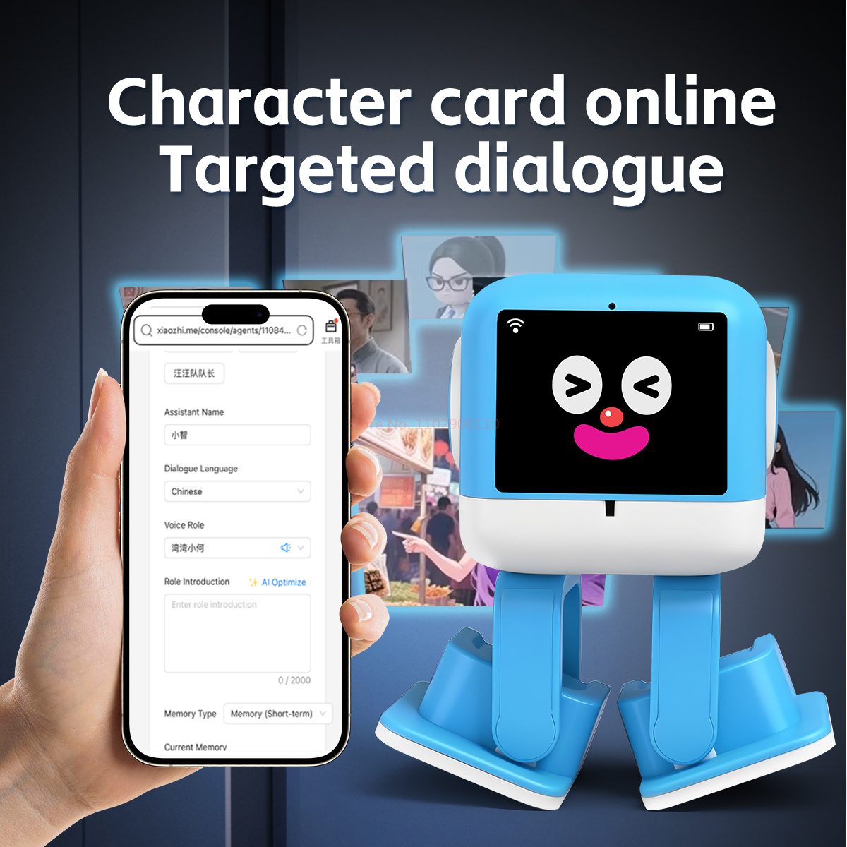 2026 New Arrival Xiaozhi Ai Robot Toy Smart Voice Dialogue Interactive Desktop Pet Companion For Kids Educational Electronic - Image 6