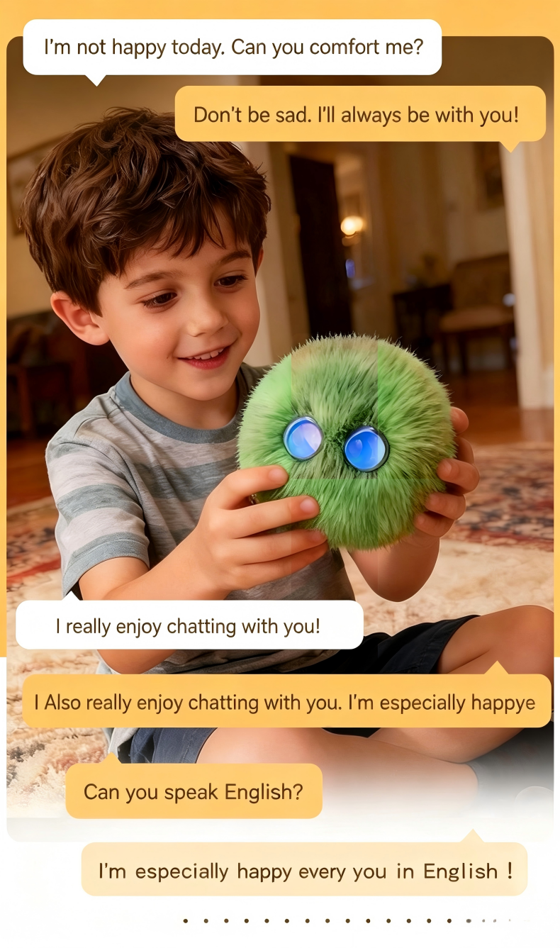 2026 Popular AI Rabbit Robot Emotional Chat Desktop Plush Toy Mini Pendant For Gift - Image 4