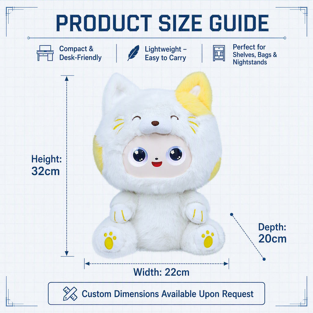 4 Color Cute Cat Outfit AI Emotional Companion Robot Plush Smart Chat Robot Toy Interactive Electronic Pet Birthday Xmas Gift - Image 5