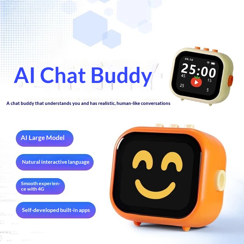 4G AI Robot Intelligent Voice Chat Dialogue Interactive Companion Robot Electronic Toy Gift for Kids & Adults