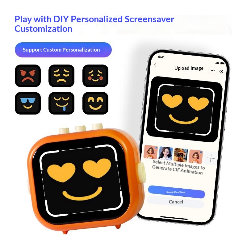 4G AI Robot Intelligent Voice Chat Dialogue Interactive Companion Robot Electronic Toy Gift for Kids & Adults