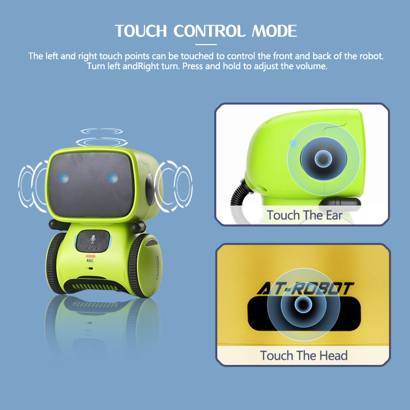 5 Style Colors Smart AT Robot Voice Control Interactive Robot Cute Toy Dance Voice Command Touch Control Toys Kids Birthday Gift - Image 3