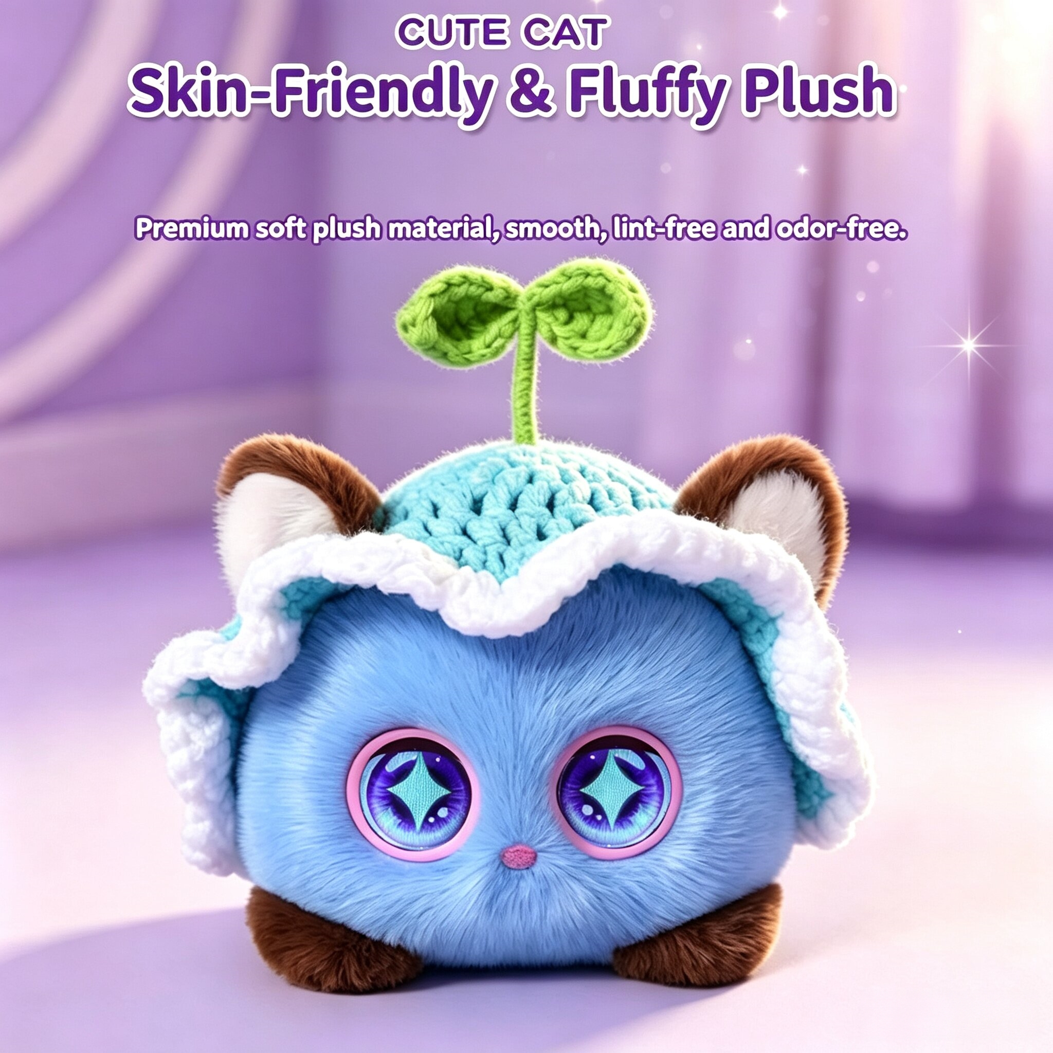 9cm AI Cat Robot Plush E-Pet Emotional Chatting Companion Toy Education Cartoon Stuffed Doll Voice Dialogue Portable Design - Image 4