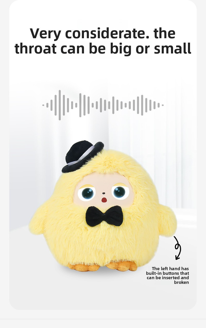 AI Chat Intelligent Toy Interactive Early Education Companion Robot Voice Music Playing Eye Doll Children