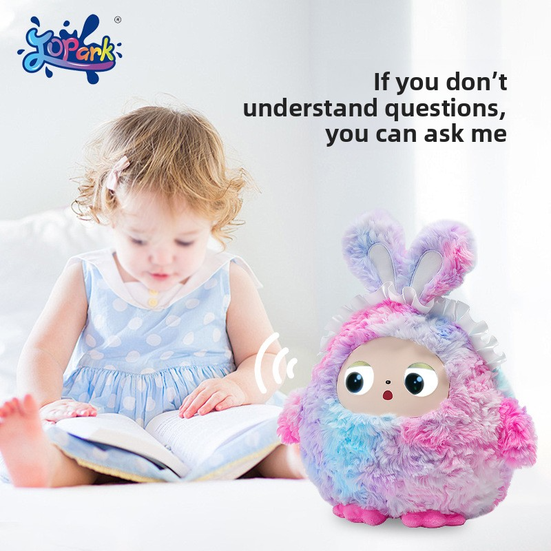 AI Chat Intelligent Toy Interactive Early Education Companion Robot Voice Music Playing Eye Doll Children - Image 3