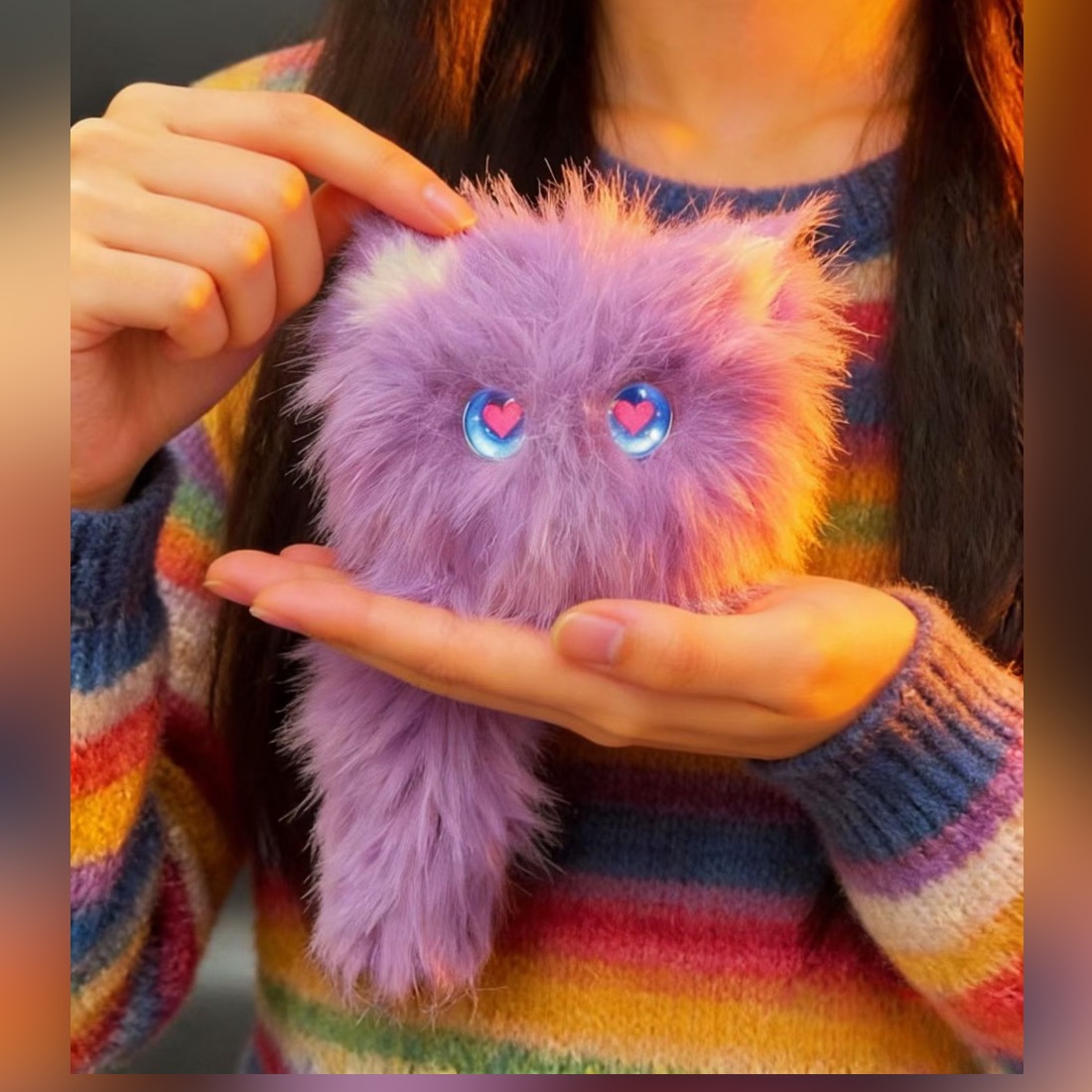AI Chatbot ChatGPT Companion Robot Chat Plush Pet Toy Interactive for Kids Adults Rechargeable Educational Voice & LED Eyes WiFi - Image 4