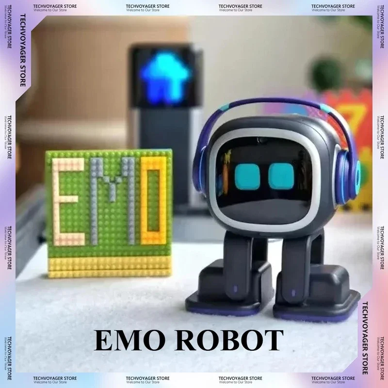 AI EMO Smart Companion Robot Toy With Voice Recognition For Emotional Communication Electronic Pet For Kids And Adults - Image 6