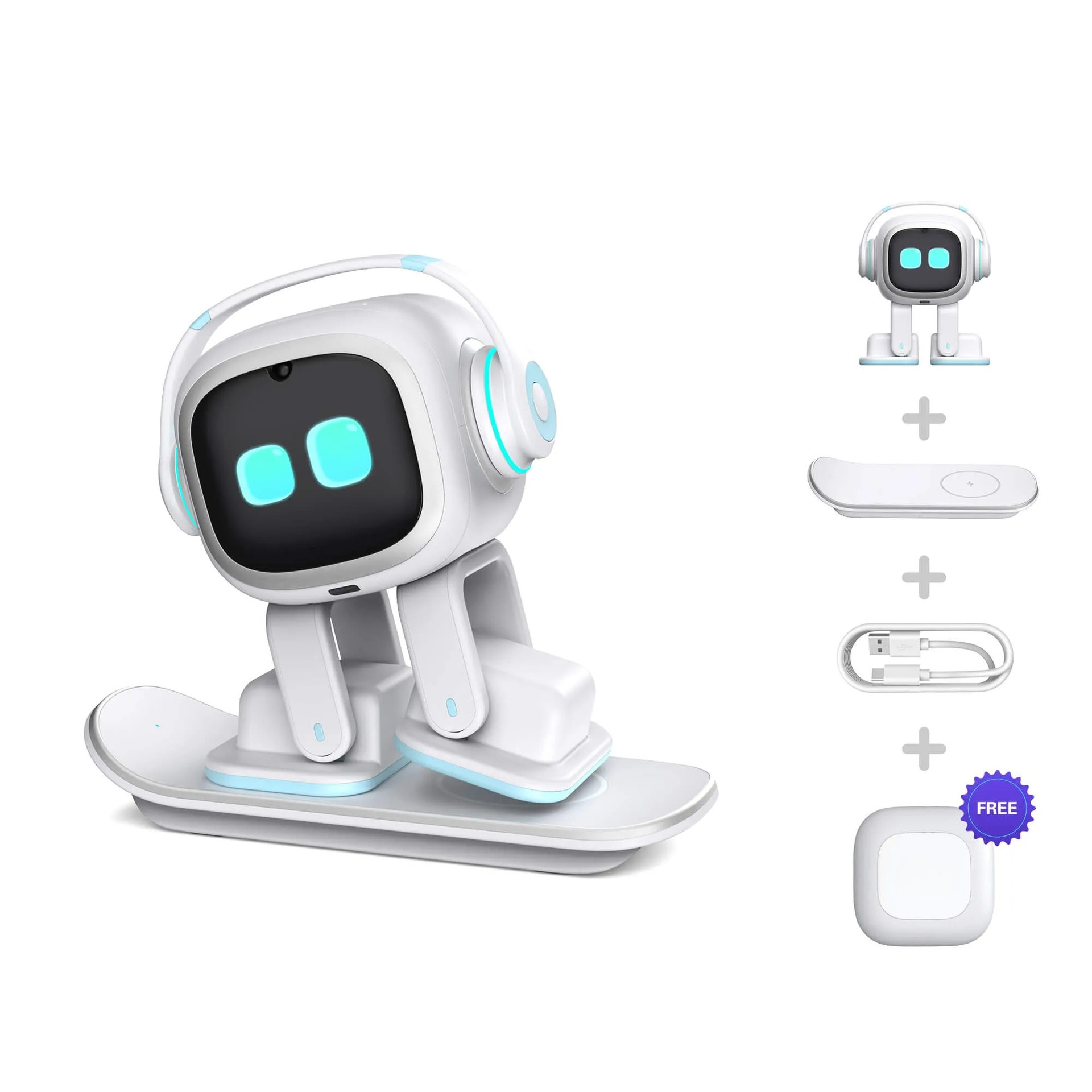 AI Emotional Interaction Smart Robot, Voice Control Electronic Pet Companion Robot - Image 6