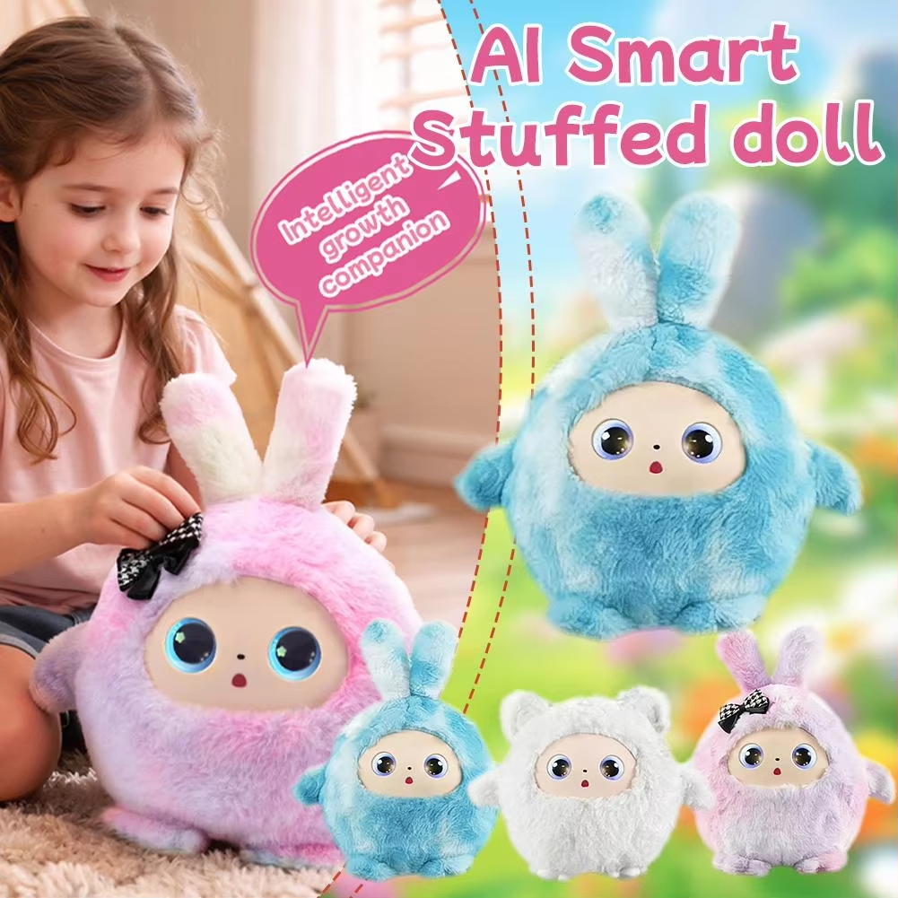 AI Intelligent Interactive Plush Doll Toy Voice Talking Chat Kids Early Educational Robot Electronic Pet Gift for Boys Girls - Image 3