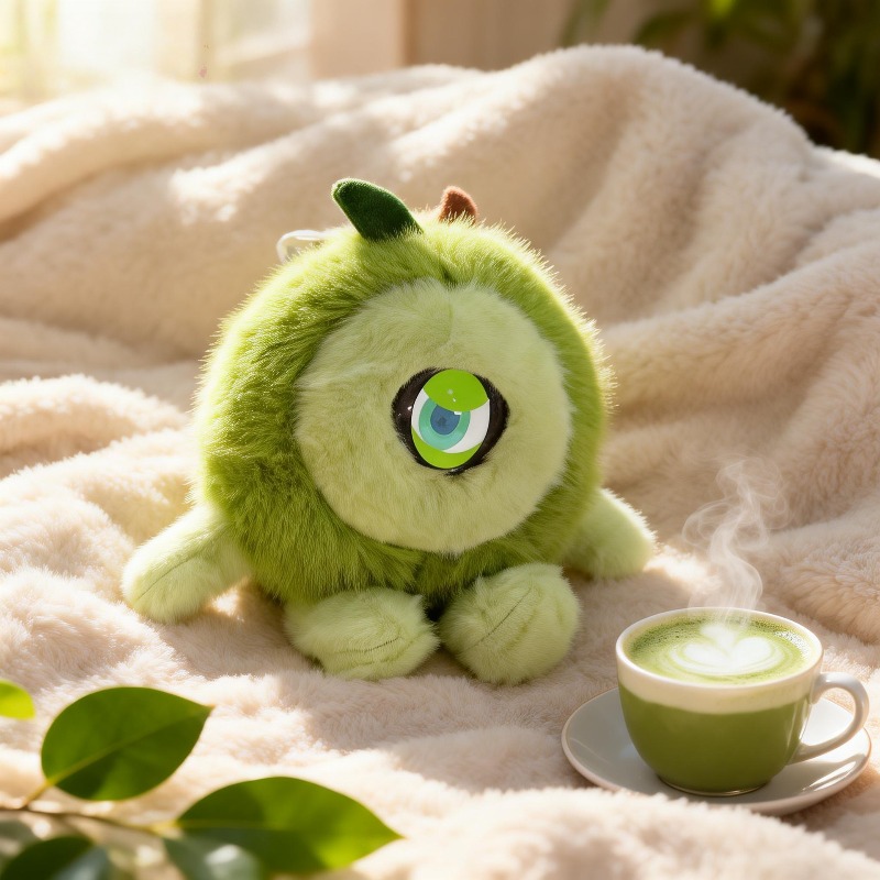 Ai intelligent voice conversation plush toy led eyes emotional companion doll robot electronic pet - Image 6