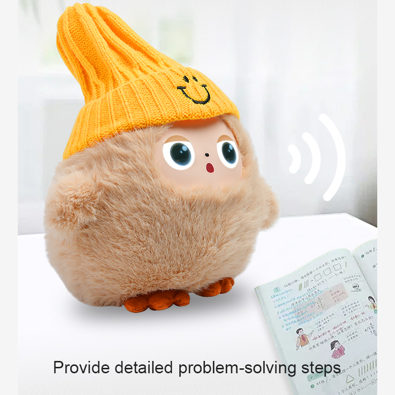 AI plush toy LED eye smart voice, good interactive companion, rechargeable electronic pet + Tuya APP to start happiness - Image 3