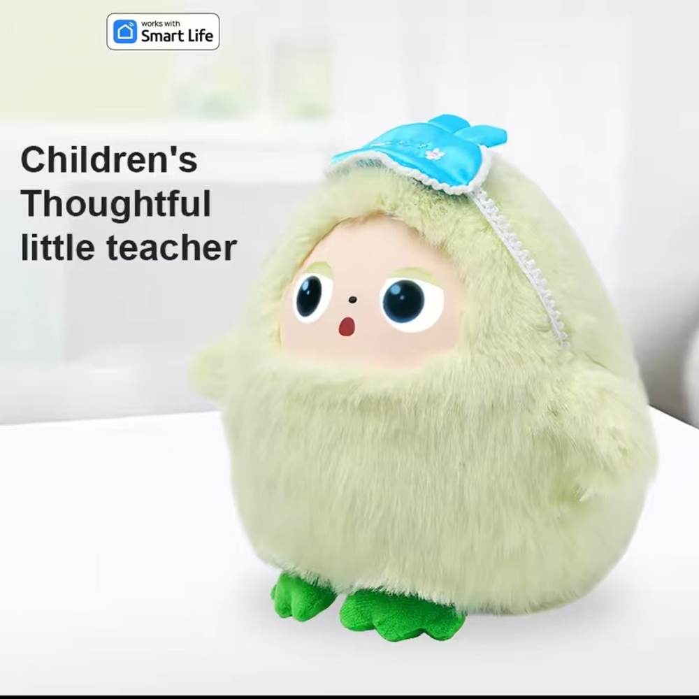 AI Plush Toy W/Smart Voice & LED Eyes, Interactive Companion for Kid/Adult? Gift-Ready Rechargeable E-Pet open up fun life W/Tuya App - Image 3