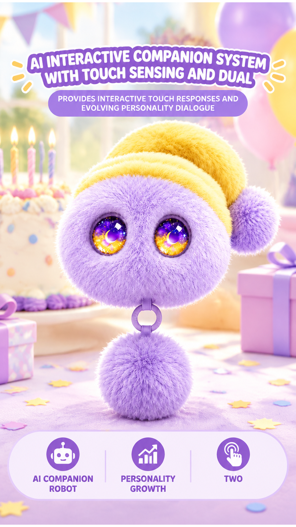 AI-Powered Intelligent Voice-activated Toys, LED Glasses, Emotionally Supportive Electronic Pet Robot Dolls, Desktop companions - Image 3