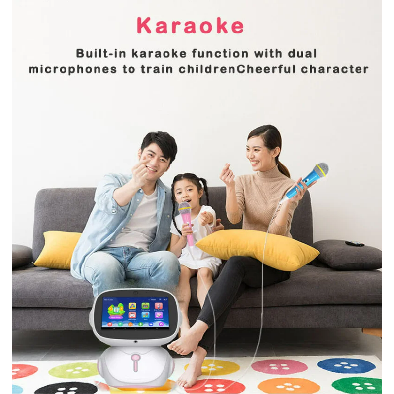 AI Robot Early Education Machine Bilingual Interactive Conversational Toy for Kids Educational Robot English Spanish French... - Image 3
