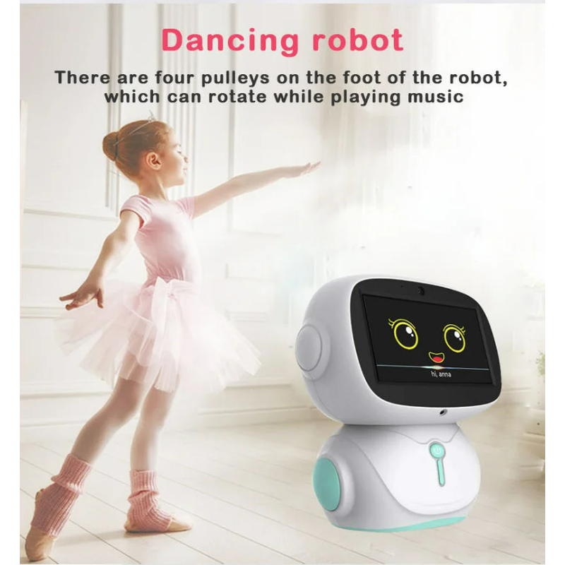 AI Robot Early Education Machine Bilingual Interactive Conversational Toy for Kids Educational Robot English Spanish French... - Image 4