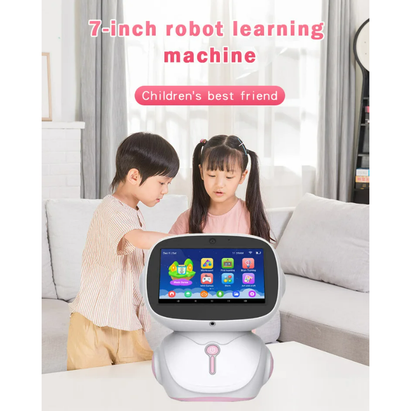 AI Robot Early Education Machine Bilingual Interactive Conversational Toy for Kids Educational Robot English Spanish French... - Image 6