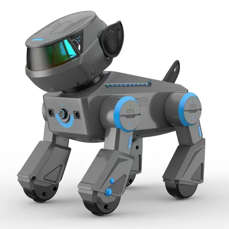 Ai Smart Robot Dog Gesture Touch Remote Control Bluetooth Speaker Song Programmable Cool Lighting Toy For Kids Aged 6+Interactio - Image 5
