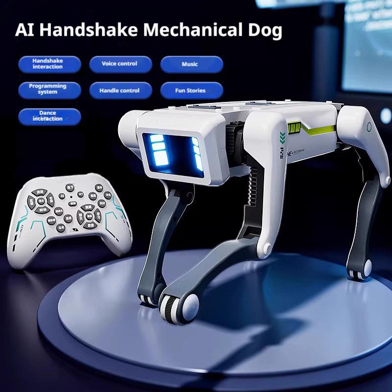 AI Smart Robot Dog Remote Control Robotic Stunt Puppy with Voice Control Interaction Programmable Bionic Dancing Pet Toy