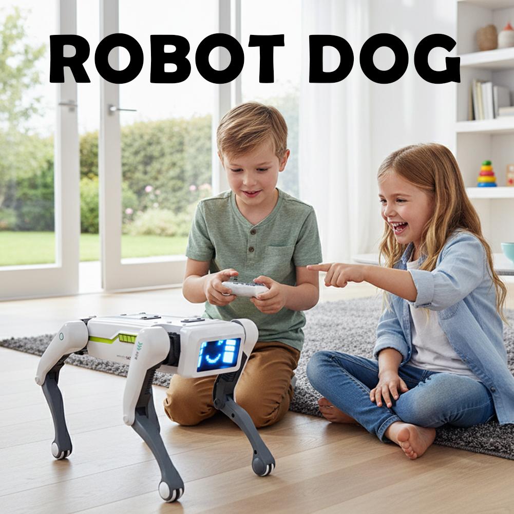 AI Smart Robot Dog Remote Control Robotic Stunt Puppy with Voice Control Interaction Programmable Bionic Dancing Pet Toy - Image 3