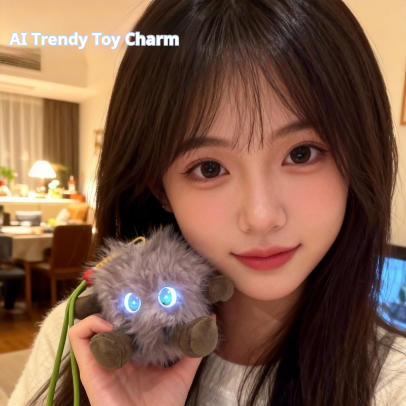 Ai Toy Keychain Trendy Emotional Companion Bag Charm Phone Pendant High End Decorative Accessory For Adult Emotional Doll