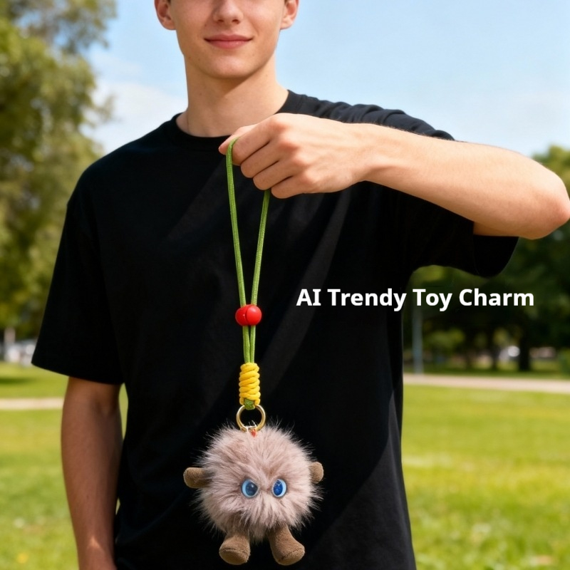 Ai Toy Keychain Trendy Emotional Companion Bag Charm Phone Pendant High End Decorative Accessory For Adult Emotional Doll - Image 3