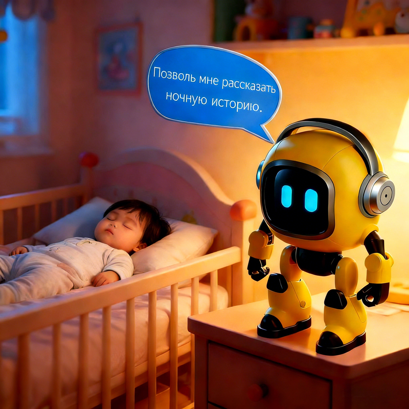Deepseek Russian AI Conversation Robot - Kids Voice Interactive Educational Tabletop Toy - Image 6