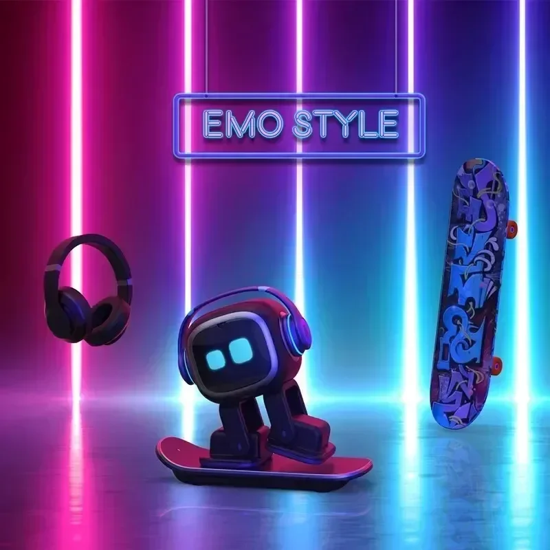 EMO Tuya Intelligent AI Robots Emotional Support Interactive Desktop Voice Recognition EMO Go Home Robot Companion Children Gift - Image 5