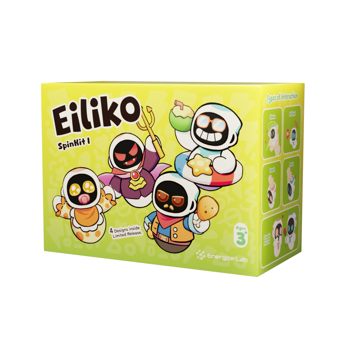 ENERGIZE LAB Eiliko Aquamarine Your Tiny AI Charm Robot That Matches Every Daily Outfit, Fun Electronic Pendant Toys, for Couples - Image 5