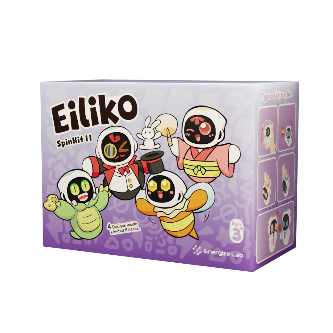 ENERGIZE LAB Eiliko Aquamarine Your Tiny AI Charm Robot That Matches Every Daily Outfit, Fun Electronic Pendant Toys, for Couples - Image 6